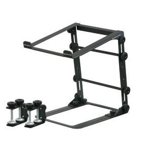 Odyssey BLACK L STAND MOBILE FOLDING LAPTOP/GEAR STAND WITH TABLE/CASE CLAMPS