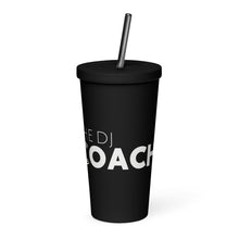 Load image into Gallery viewer, The DJ Coach Insulated tumbler with a straw
