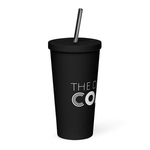 The DJ Coach Insulated tumbler with a straw
