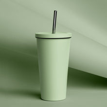 Load image into Gallery viewer, Insulated tumbler with a straw
