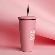 Load image into Gallery viewer, Insulated tumbler with a straw
