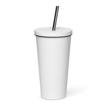 Load image into Gallery viewer, The DJ Coach Insulated tumbler with a straw
