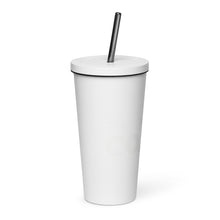 Load image into Gallery viewer, The DJ Coach Insulated tumbler with a straw
